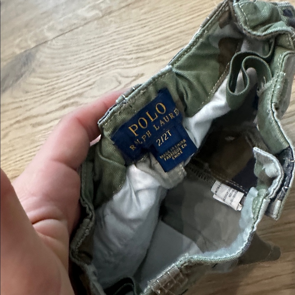 Polo Ralph Lauren Kids Camouflage Cargo Shorts 2T - Picture 2 of 3